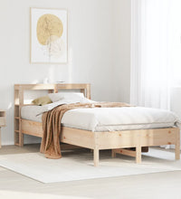 Massivholzbett ohne Matratze 100x200 cm Kiefernholz