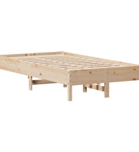 Massivholzbett ohne Matratze 100x200 cm Kiefernholz