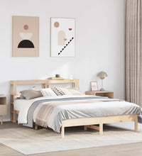 Massivholzbett ohne Matratze 140x190 cm Kiefernholz