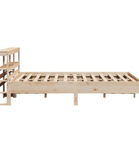 Massivholzbett ohne Matratze 140x190 cm Kiefernholz