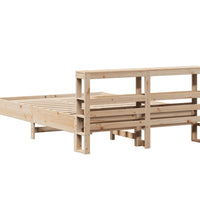 Massivholzbett ohne Matratze 140x190 cm Kiefernholz