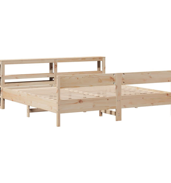 Massivholzbett ohne Matratze 180x200 Kiefernholz