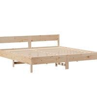 Massivholzbett ohne Matratze 180x200 Kiefernholz