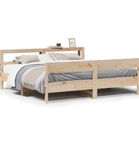 Massivholzbett ohne Matratze 180x200 Kiefernholz