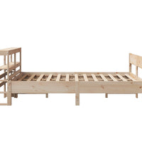 Massivholzbett ohne Matratze 160x200 cm Kiefernholz