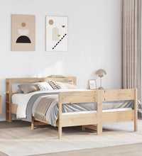 Massivholzbett ohne Matratze 140x200 cm Kiefernholz