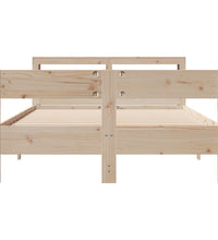 Massivholzbett ohne Matratze 140x200 cm Kiefernholz