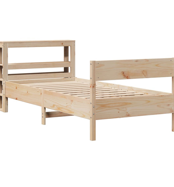 Massivholzbett ohne Matratze 100x200 cm Kiefernholz