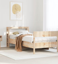 Massivholzbett ohne Matratze 100x200 cm Kiefernholz