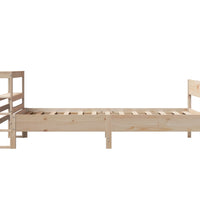 Massivholzbett ohne Matratze 100x200 cm Kiefernholz