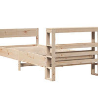 Massivholzbett ohne Matratze 100x200 cm Kiefernholz