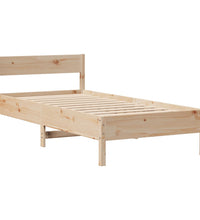 Massivholzbett ohne Matratze 100x200 cm Kiefernholz