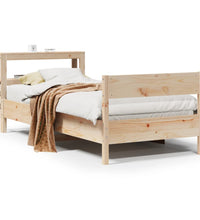Massivholzbett ohne Matratze 100x200 cm Kiefernholz
