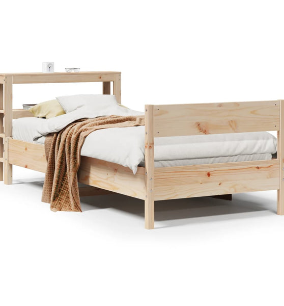 Massivholzbett ohne Matratze 100x200 cm Kiefernholz