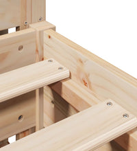 Massivholzbett ohne Matratze 140x190 cm Kiefernholz