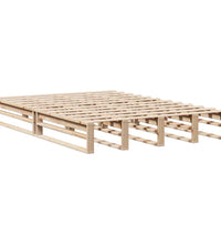 Massivholzbett ohne Matratze 140x200 cm Kiefernholz