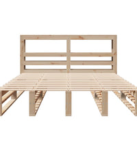 Massivholzbett ohne Matratze 160x200 cm Kiefernholz