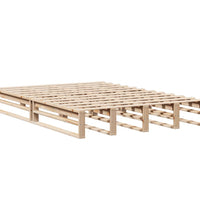 Massivholzbett ohne Matratze 160x200 cm Kiefernholz