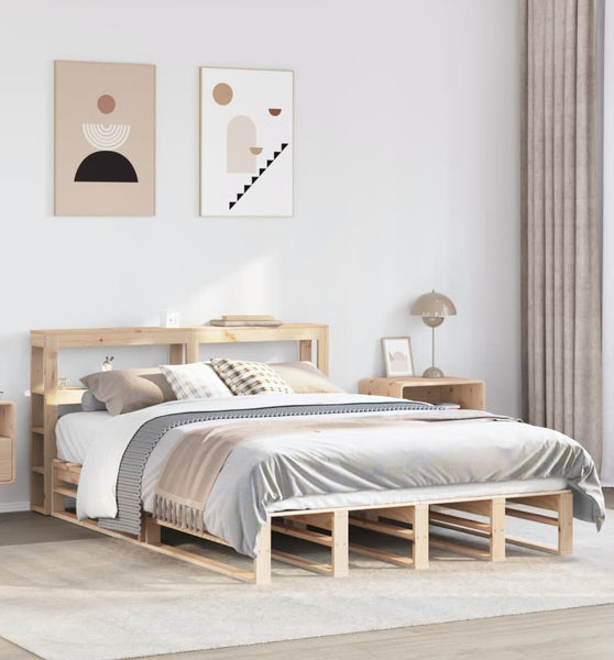 Massivholzbett ohne Matratze 160x200 cm Kiefernholz