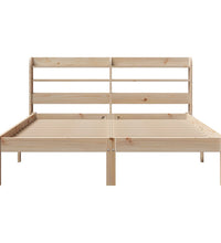 Massivholzbett ohne Matratze 140x190 cm Kiefernholz