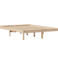 Massivholzbett ohne Matratze 140x190 cm Kiefernholz