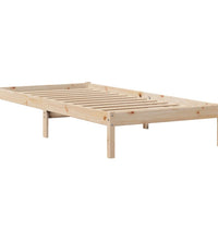 Massivholzbett ohne Matratze 100x200 cm Kiefernholz