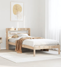 Massivholzbett ohne Matratze 100x200 cm Kiefernholz