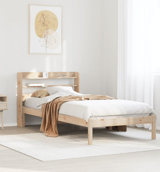 Massivholzbett ohne Matratze 100x200 cm Kiefernholz
