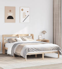 Massivholzbett ohne Matratze 140x200 cm Kiefernholz