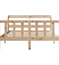 Massivholzbett ohne Matratze 140x190 cm Kiefernholz