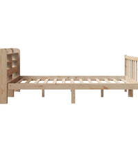 Massivholzbett ohne Matratze 140x190 cm Kiefernholz