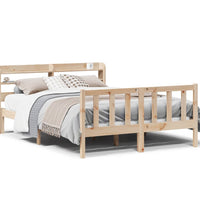 Massivholzbett ohne Matratze 140x190 cm Kiefernholz