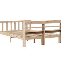 Massivholzbett ohne Matratze 150x200 cm Kiefernholz