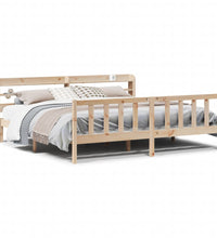 Massivholzbett ohne Matratze 200x200 cm Kiefer