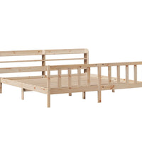 Massivholzbett ohne Matratze 200x200 cm Kiefer