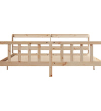 Massivholzbett ohne Matratze 200x200 cm Kiefer