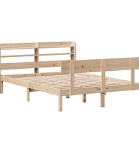 Massivholzbett ohne Matratze 140x200 cm Kiefernholz