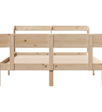 Massivholzbett ohne Matratze 160x200 cm Kiefernholz