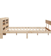 Massivholzbett ohne Matratze 160x200 cm Kiefernholz