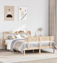 Massivholzbett ohne Matratze 160x200 cm Kiefernholz