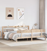 Massivholzbett ohne Matratze 180x200 Kiefernholz