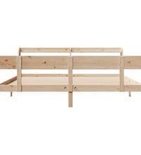 Massivholzbett ohne Matratze 200x200 cm Kiefer