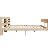 Massivholzbett ohne Matratze 200x200 cm Kiefer