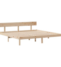 Massivholzbett ohne Matratze 200x200 cm Kiefer