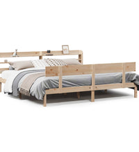 Massivholzbett ohne Matratze 200x200 cm Kiefer