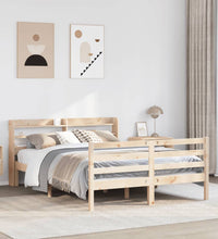 Bettgestell mit Kopfteil ohne Matratze 135x190 cm