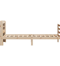 Bettgestell mit Kopfteil ohne Matratze 100x200 cm