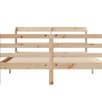 Bettgestell mit Kopfteil ohne Matratze 150x200 cm