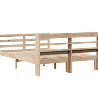 Bettgestell mit Kopfteil ohne Matratze 150x200 cm