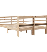 Bettgestell mit Kopfteil ohne Matratze 160x200 cm